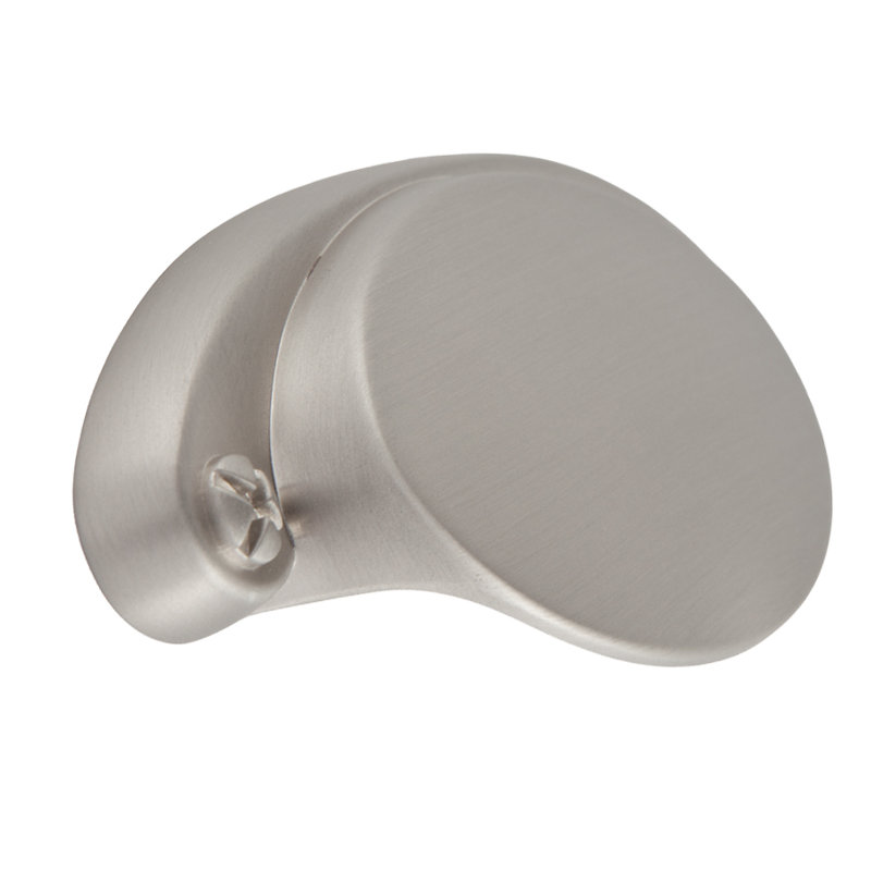 Poignée ovale, Nickel satiné, 2.25"