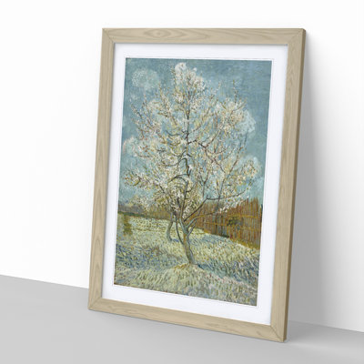 The Pink Peach Tree by Vincent Van Gogh - Picture Frame Painting on MDF