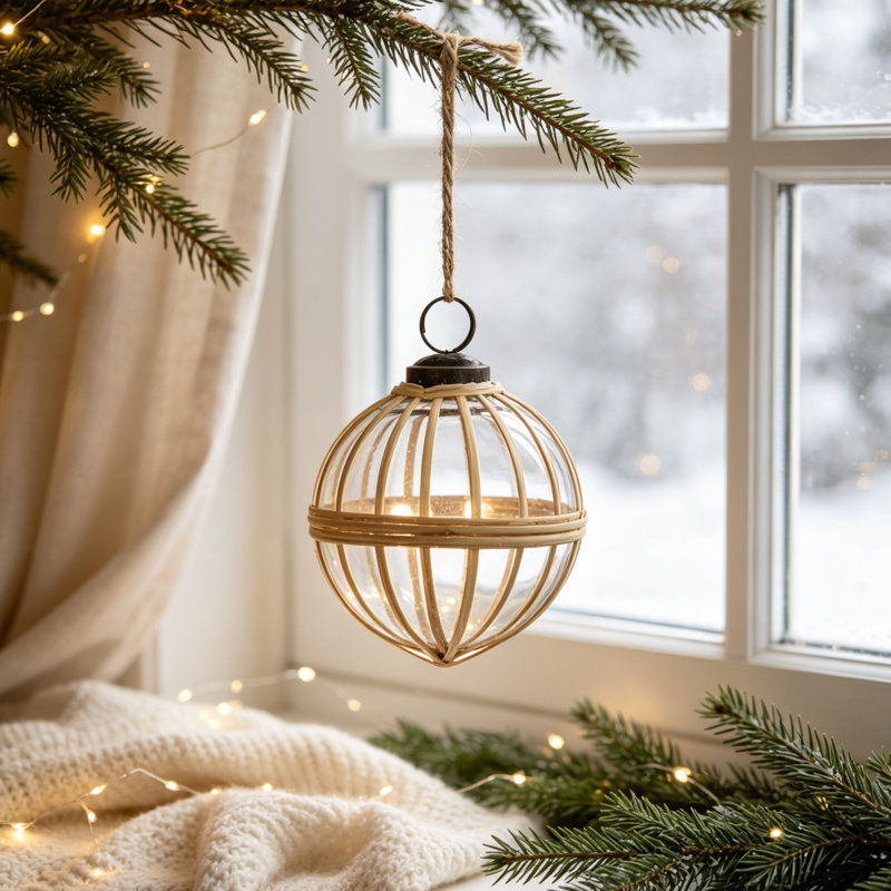 Ensemble de 3 décorations de Noël de 3,2 pouces, pièces décoratives pour arbre de Noël, décorations de fêtes, 3.2