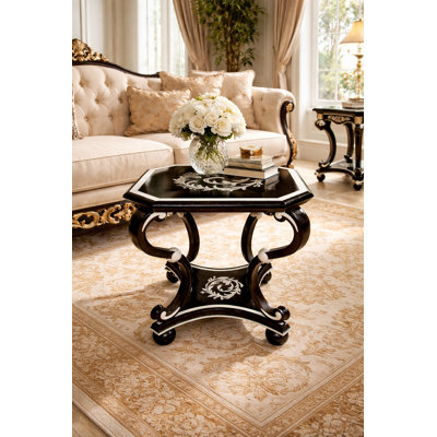 Immanuel Marble Top End Table