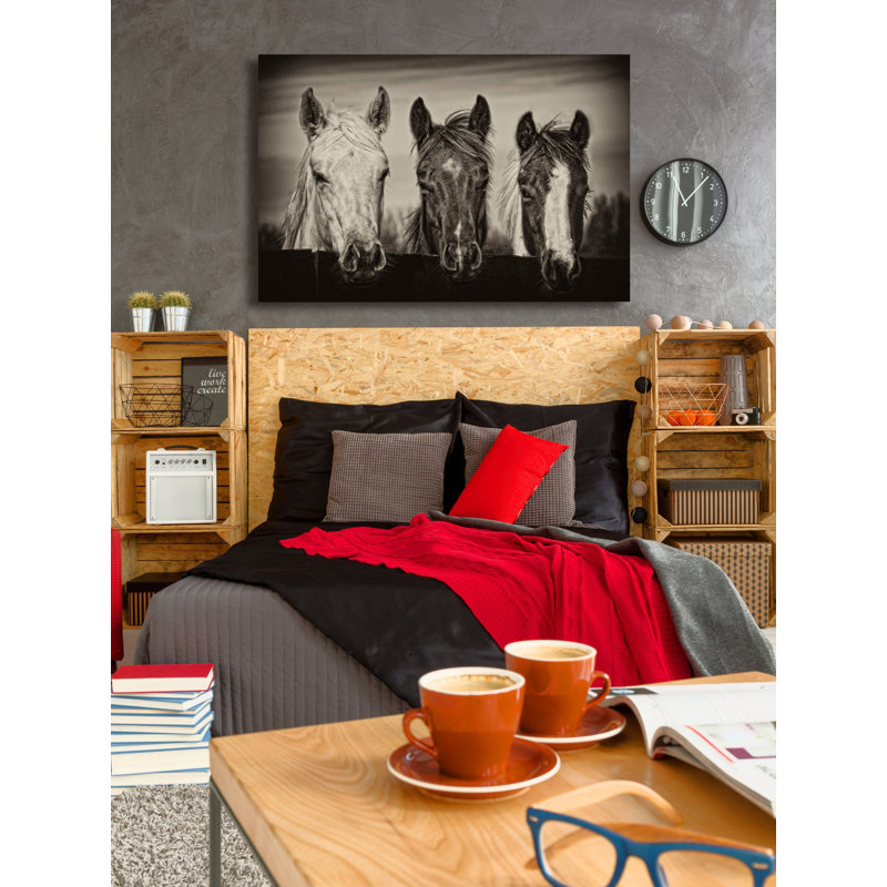 "Three Amigos I" Print on Wrapped Canvas, 20" H x 30" W x 1.5" D