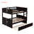 Full Over Bunk Bed With Adjustable Twin Trundle - Customizable Comfort In Meets Family Needs-373803345