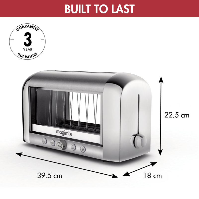 Magimix Vision Toaster 2 Slice Stainless Steel