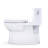 TOTO Redington One-Piece Elongated 1.28 GPF WASHLET+ and Auto Flush Ready Universal Height Toilet with Right-Hand Trip Lever, CEFIONTECT and SS124 SoftClose Seat, Cotton White - MS672124CEFRG#01-123826792-123826795