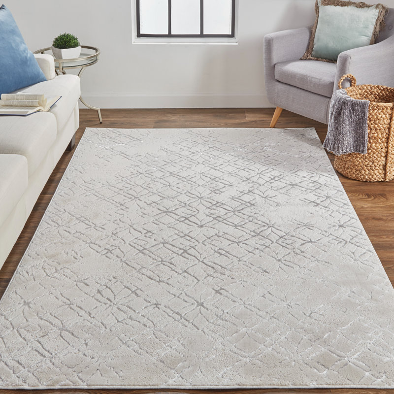 Carlynne Abstract Indoor Rug, Rectangle 5' x 8'