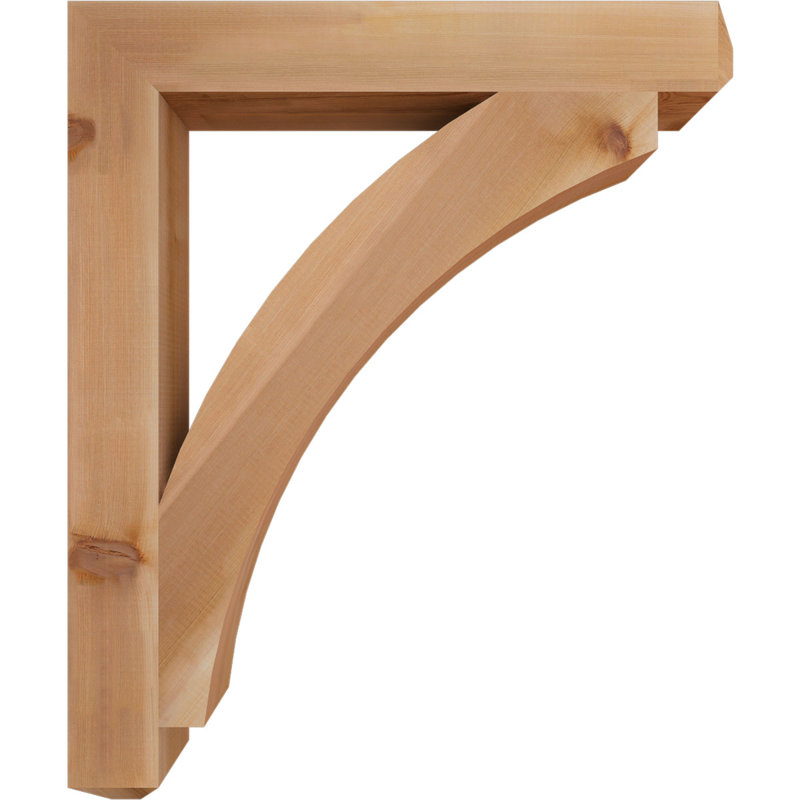 Support pour artisan Thorton, Cèdre rouge de l'Ouest (lisse), H 36 po x l 4 po x P 30 po
