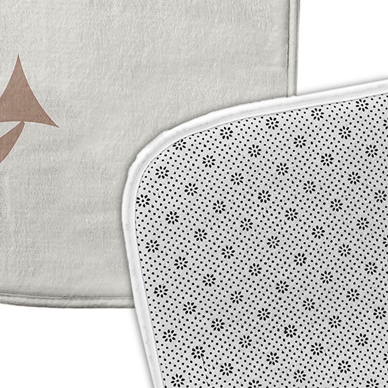 Tapis de bain Nautical Nights, L 17 po x L 24 po, Rose