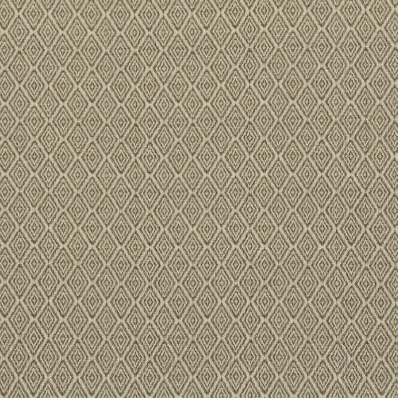Tissu en mélange de coton à losanges, Bronze