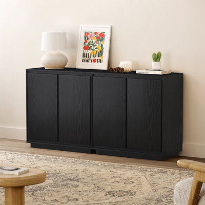 Buffet d'appoint avec tablettes réglables