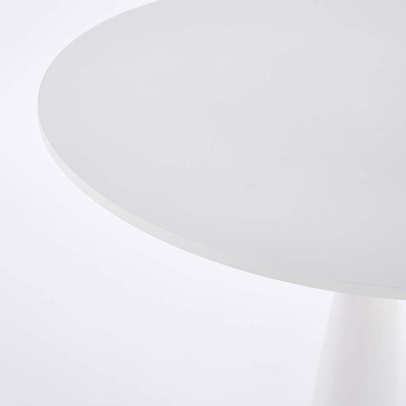 Ensemble de salle à manger 5 pièces, table de salle à manger moderne en MDF avec 4 chaises transparentes