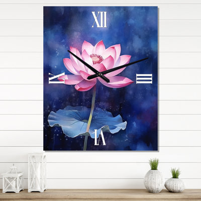 Hermandus - Horloge murale moderne Lotus