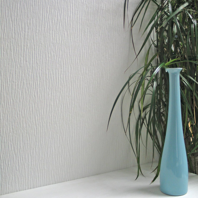 White Textured Paper Elsy Matte Wallpaper Roll