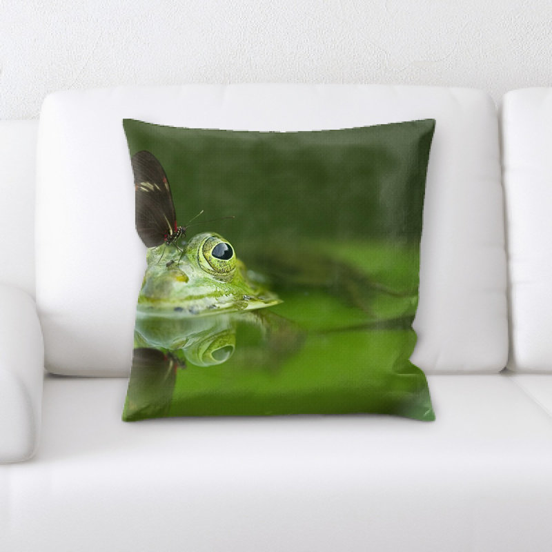 Microsuede Throw Pillow