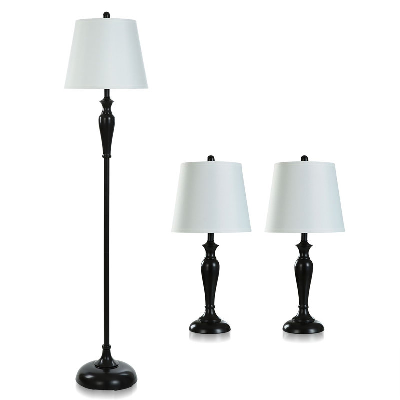 Lampe sur pied 61 po Franya, Bronze huilé
