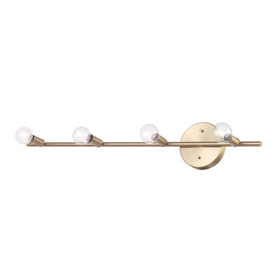 28.5'' 4 -Light Fixed Track Track Kit with Dimmable