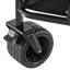 Chariot pliant robuste à double plateau 300L et 450 lb