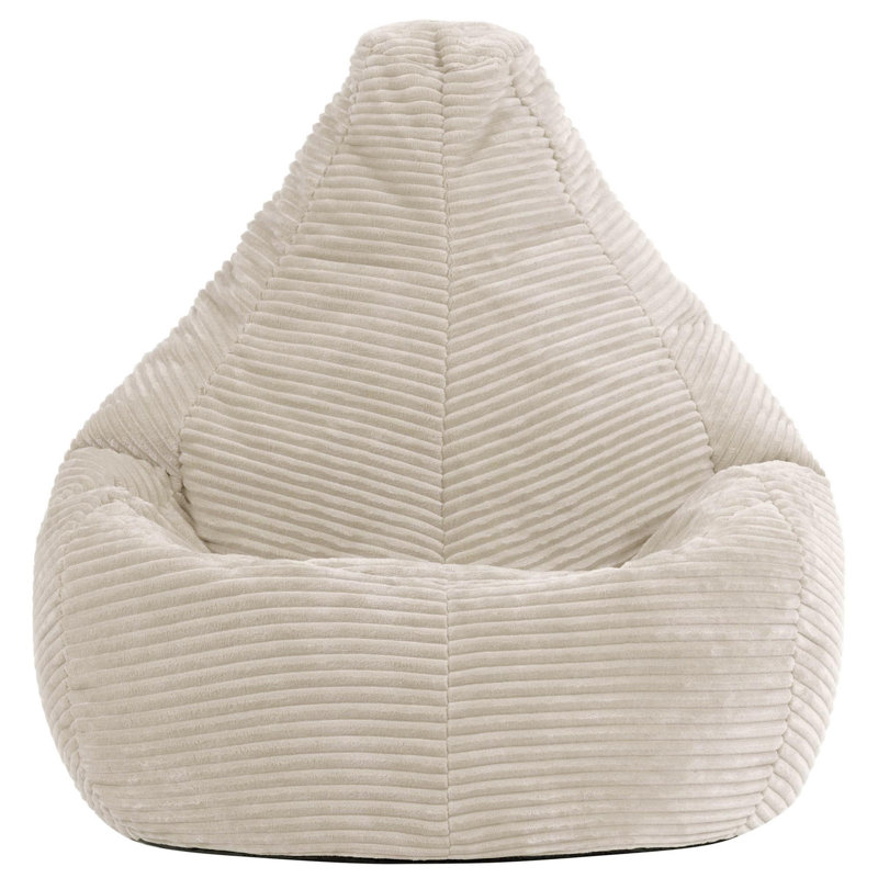 Kids Dalton Cord Bean Bag, Natural Beige
