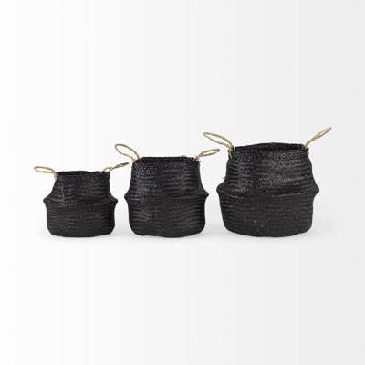 Ensemble de paniers 3 pièces Gizella