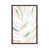Classic Brown Wood Floater Framed
