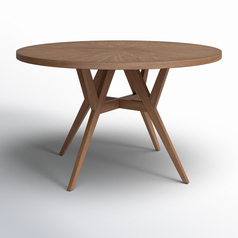Ashyla Round Solid Wood Dining Table