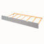 Lit double en bois avec lit gigogne simple, design compact et multifonctionnel pour un mode de vie moderne.-652718014