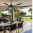 8 - Blade Outdoor Standard Ceiling Fan with Remote Control-49701026-127373038