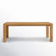 Dublin 82.5" Solid Oak Dining Table-1207105172