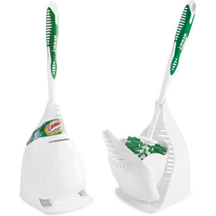 Bowl Brush and Caddy - 2 Pack - Toilet Brush and Holder Set, Non-Scratch, Bathroom Brush