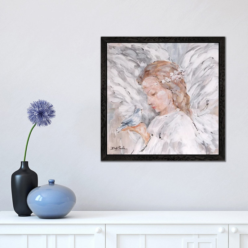 Debi Coules - Painting on Canvas, Black Framed, 66.04 cm H x 66.04 cm W