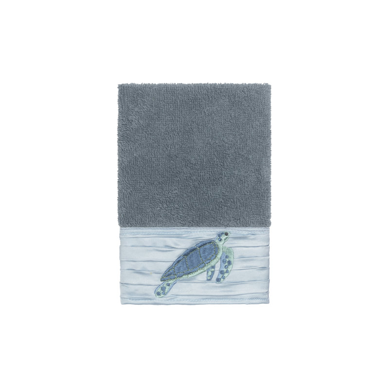 Mia Turkish Cotton Midweight Washcloth, Teal