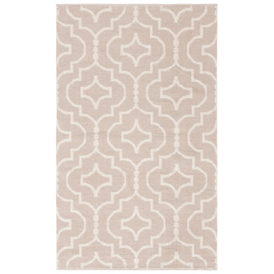 Rennie Hand Woven Cotton Geometric Rug