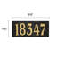 Woodgrain Mid-Century Rectangle Plaque, Standard Wall 1-line-94413653-94345451