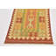 Tapis en laine rouge 2 pi 5 po x 4 pi 6 po one-of-kind à la main noué la new age Elland