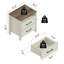Table de chevet 2 tiroirs 22,7 po Pruitt-1287976969-1293806226