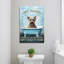 Yorkshire terrier avec canard en plastique-435209724