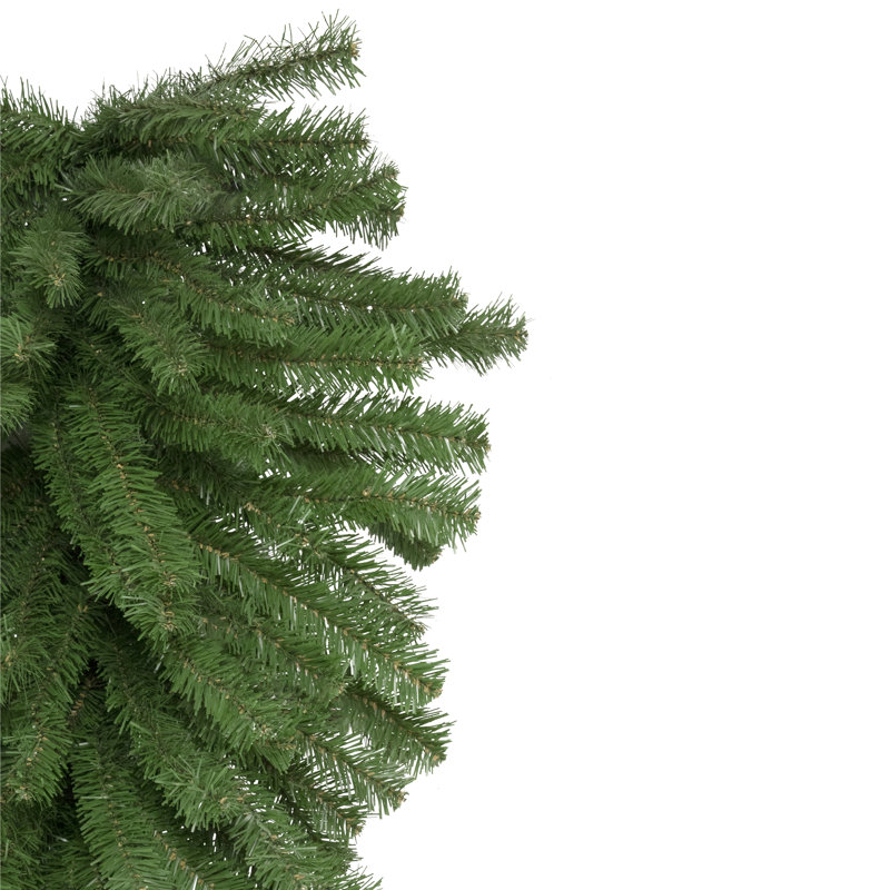 Ornement de Noël 48 po en forme de goutte de pin artificiel non éclairé