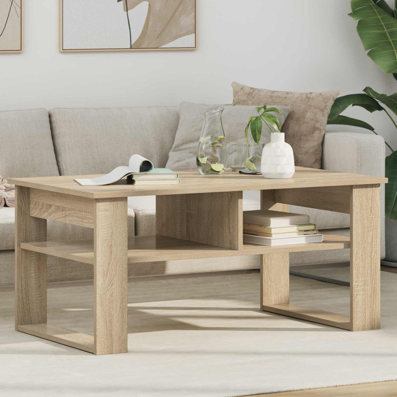 Coffee Table with Storage, Sonoma Oak, 44cm. H x 96cm. L x 54cm. W