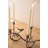 IRON TAPER CANDELABRA WITH BIRDS