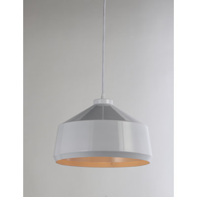 Luminaire suspendu conique 1 lumière Brantner