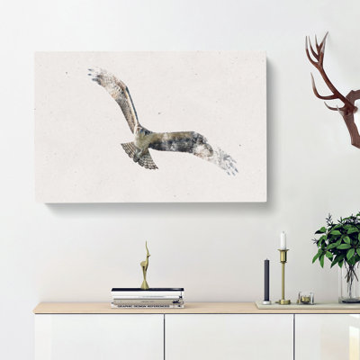Osprey Bird Watercolour - Wrapped Canvas Print