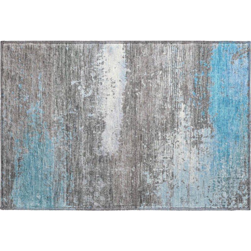 Premium Machine Washable Otte AMF1777 Modern Rug, Rectangle 1'8" x 2'6"