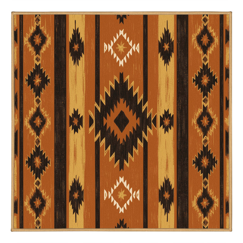 Sacred Trails Rug, Square 4'