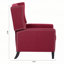 Fauteuil inclinable manuel de 27,16 pouces de large avec une stabilité des couleurs élevée et trois positions réglables pour un confort ultime