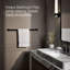 Porte-serviettes mural 30 po Purist-96382051-76711045