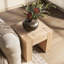 Solid Wood Sled End Table-127791886