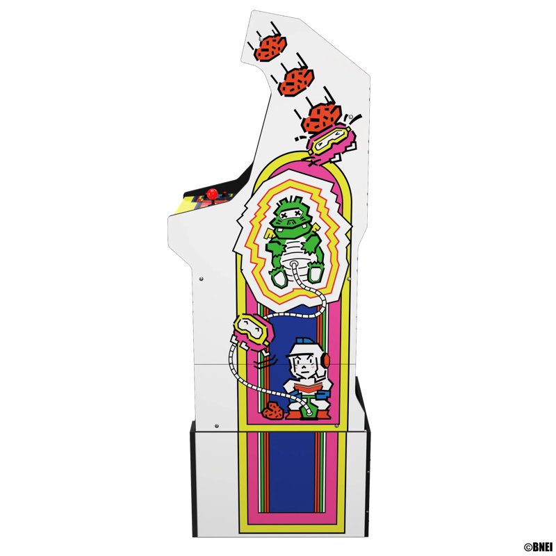 Arcade1up Dig Dug Bandai Namco Legacy Edition Arcade With Riser And Light-up Marquee