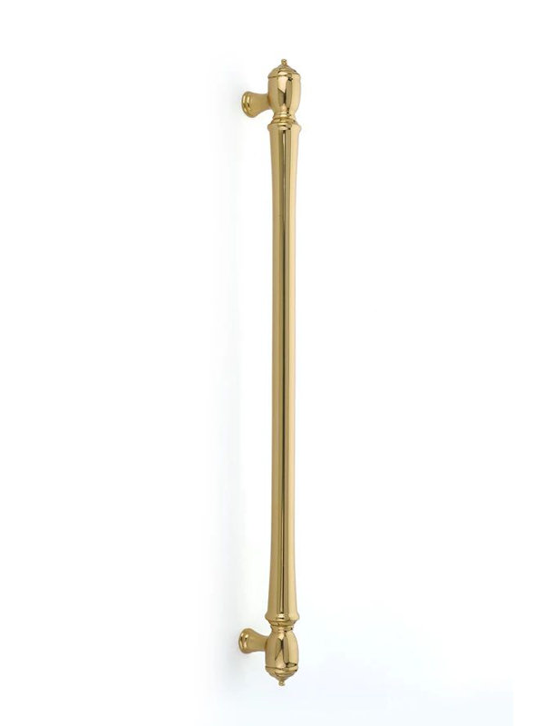 Spindle Appliance Pull, Polished Brass, 18"