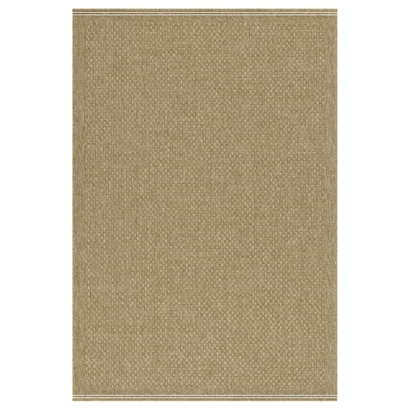 Jute/Jute Indoor/Outdoor Area Rug, Rectangle 7'10" x 10'3"