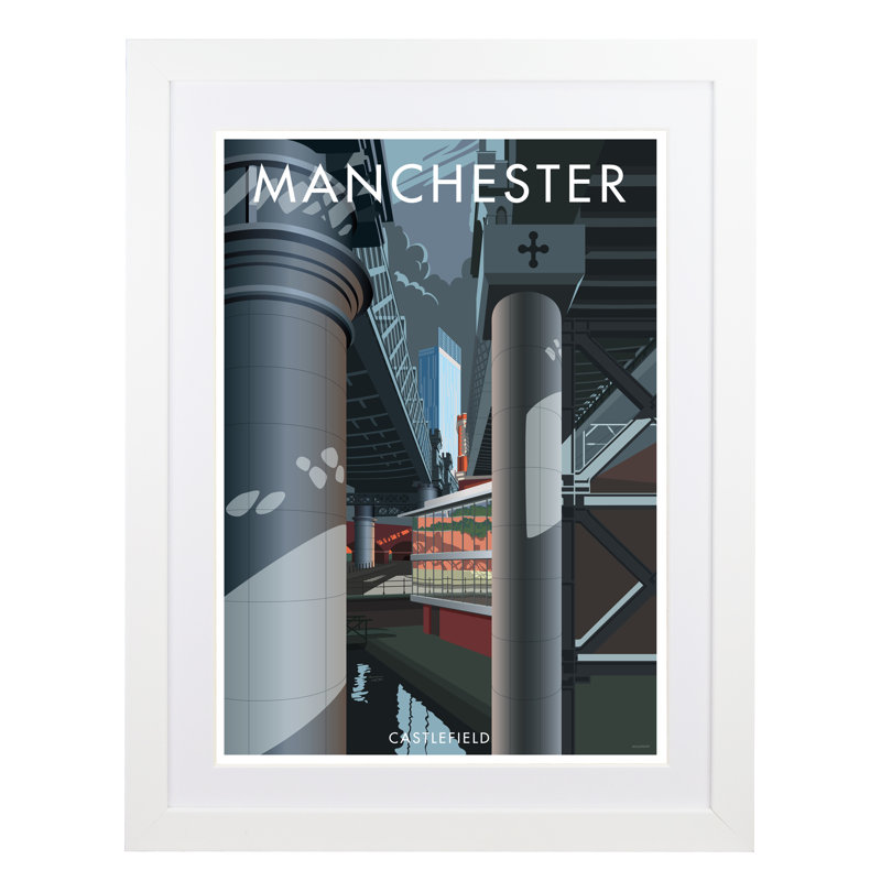 Stephen Millership - Print, White, 43.5cm H x 33.5cm W x 2.2cm D