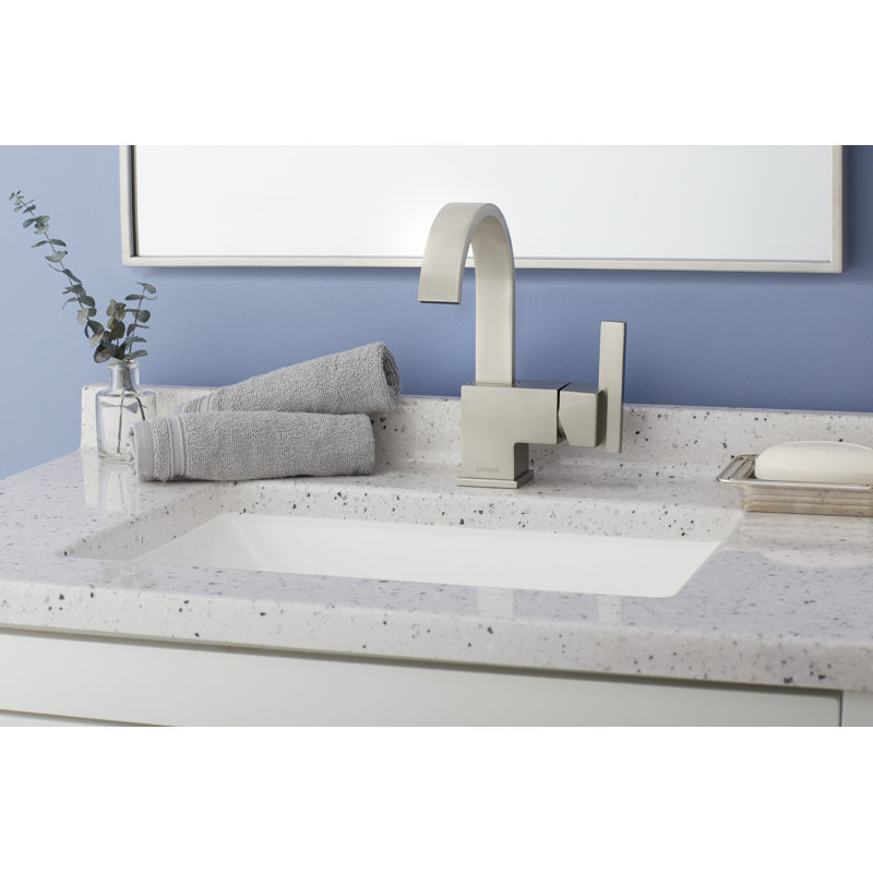 Sirius Single Hole Bathroom Faucet, Brushed Nickel